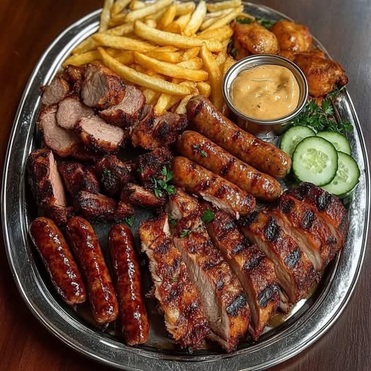 Mixed Grill Platter with Fries – A Feast for the Senses!