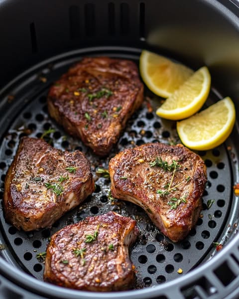 Juicy Air Fryer Lamb Chops – Tender and Flavorful in Minutes