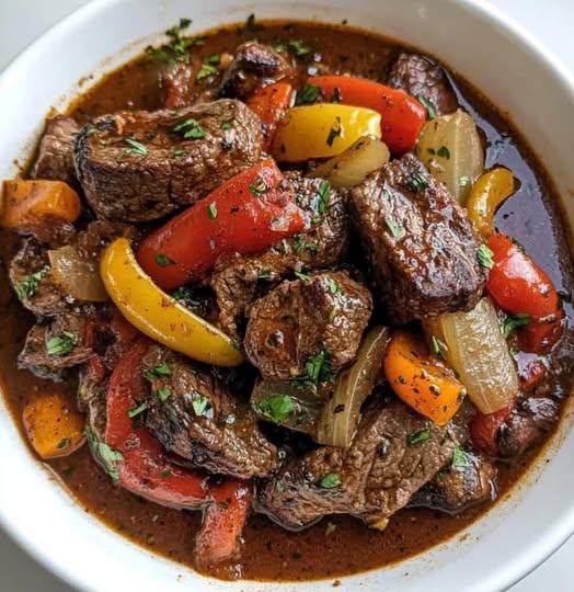 Pepper Steak in a Crock Pot