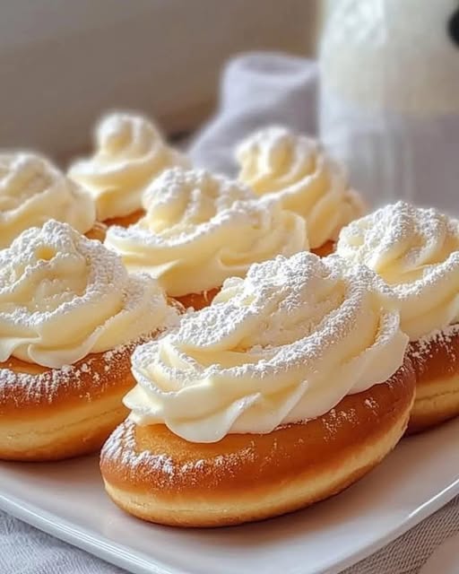 Fresh Cream Doughnuts: A Heavenly Treat