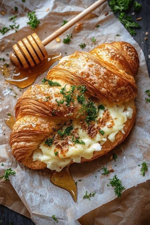 Honey Butter Croissant with Creamy Filling: A Decadent Breakfast Delight