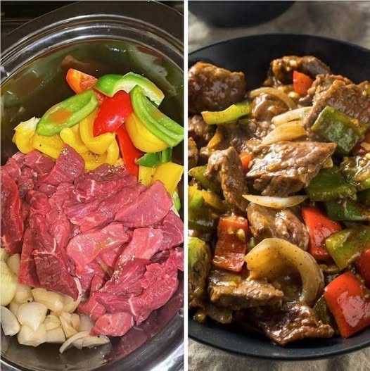 Slow Cooker Pepper Steak: Tender Beef in a Flavorful Pepper Sauce