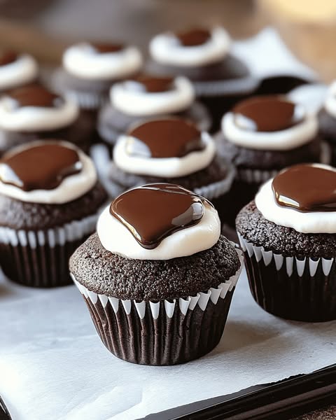 Homemade Hostess Cupcakes