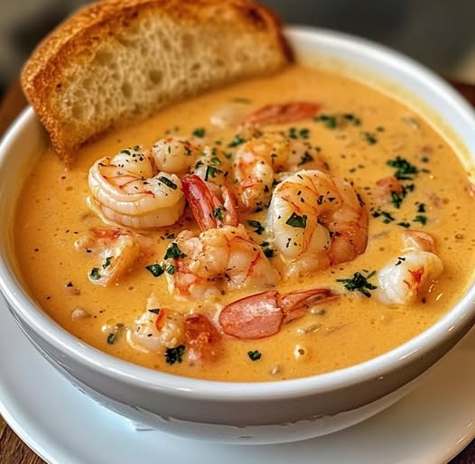 Creamy Crab and Shrimp Seafood Bisque: A Rich and Indulgent Delight