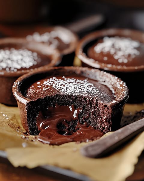 Decadent Molten Chocolate Cake: A Luxurious Dessert That Melts in Your Mouth