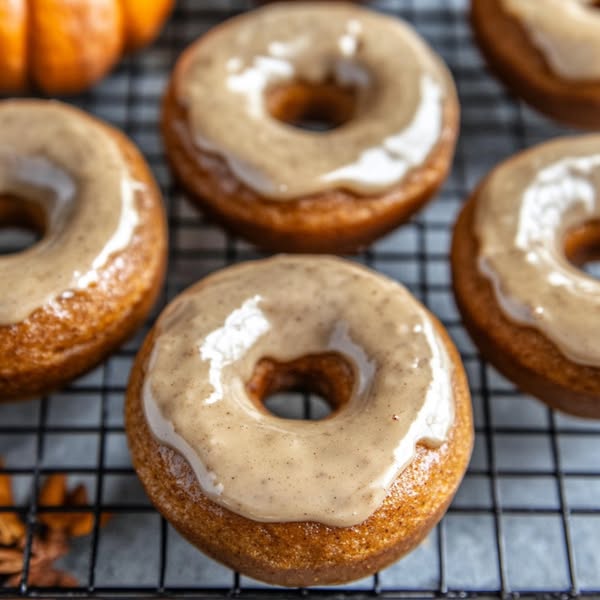 Baked Pumpkin Donuts with Maple Glaze – The Ultimate Fall Treat