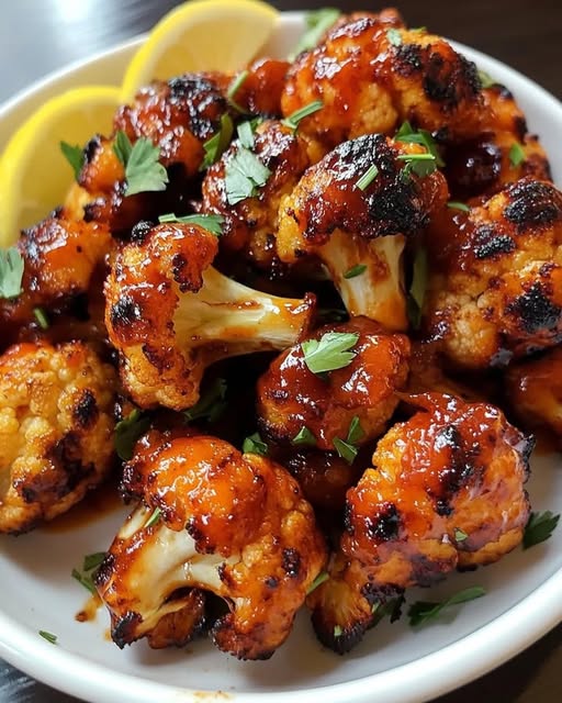 Spicy Maple Sriracha Cauliflower: A Sweet and Spicy Vegan Delight