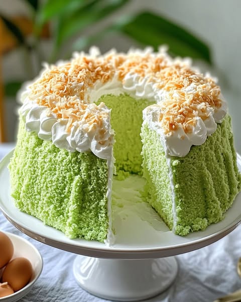 Pandan Coconut Chiffon Cake: A Fragrant and Fluffy Delight