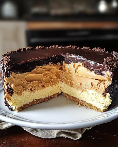 Peanut Butter Chocolate Boston Cream Pie: A Decadent Twist on a Classic!