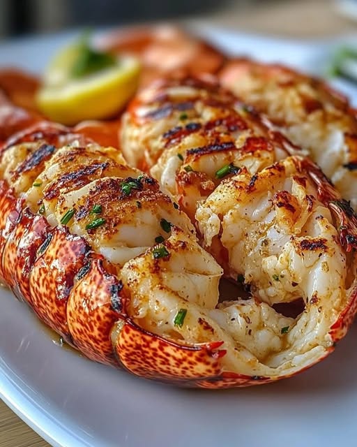 Luxurious Garlic Herb Grilled Lobster: A Seafood Feast with Bold Flavors