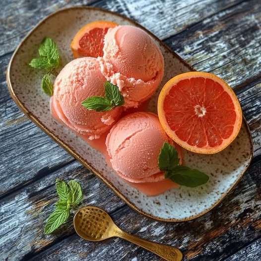 Grapefruit Sorbet: A Refreshing and Tangy Frozen Treat