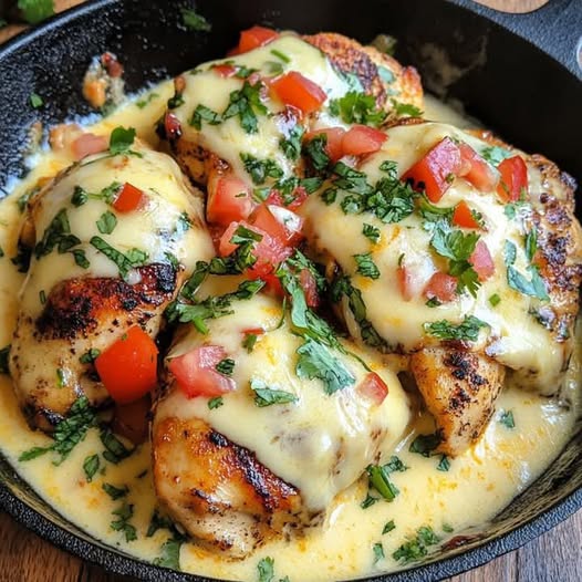 Mexican Chicken with Cheese Sauce: A Cheesy, Flavorful Delight!