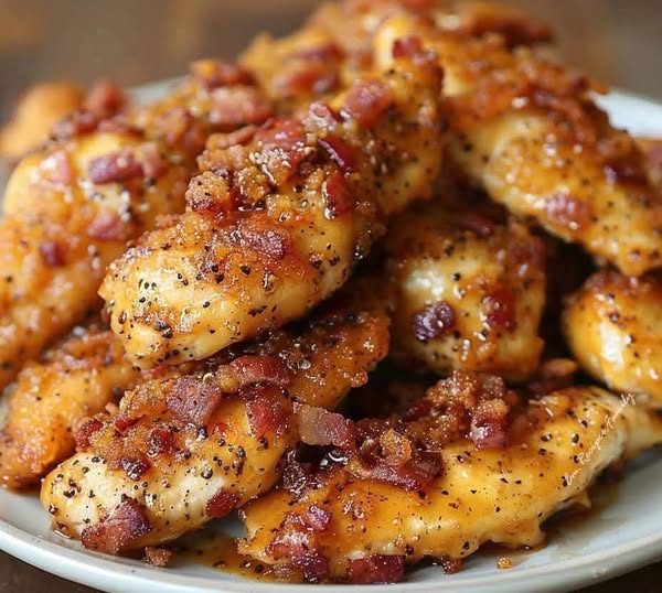 Bacon Brown Sugar Chicken Tenders: Sweet and Savory Perfection