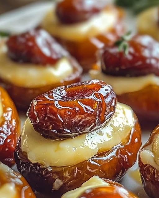 Sweet and Savory Brie-Stuffed Dates Delight: A Perfect Appetizer for Any Occasion