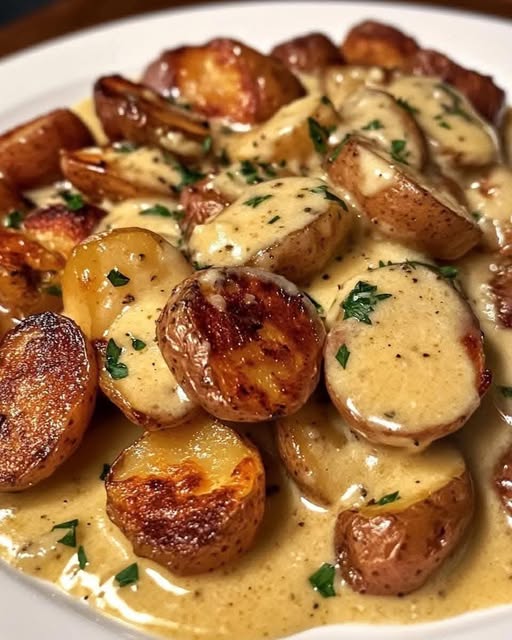 Easy Creamy Garlic Sauce Baby Potatoes: A Simple, Flavor-Packed Side Dish