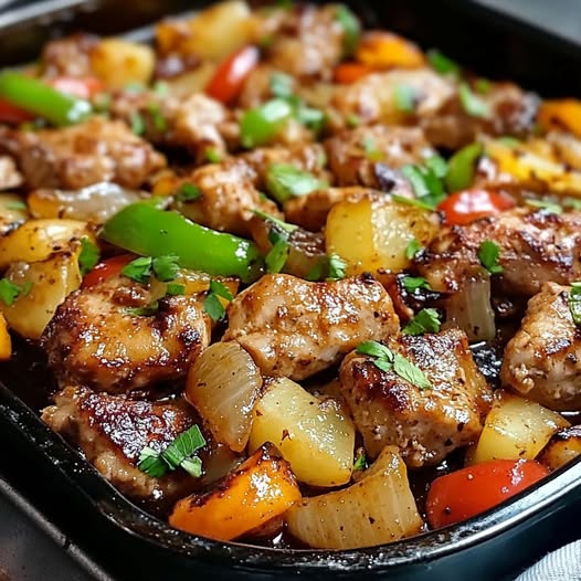 Tropical Hawaiian Chicken on a Sheet Pan: A Flavorful One-Pan Meal