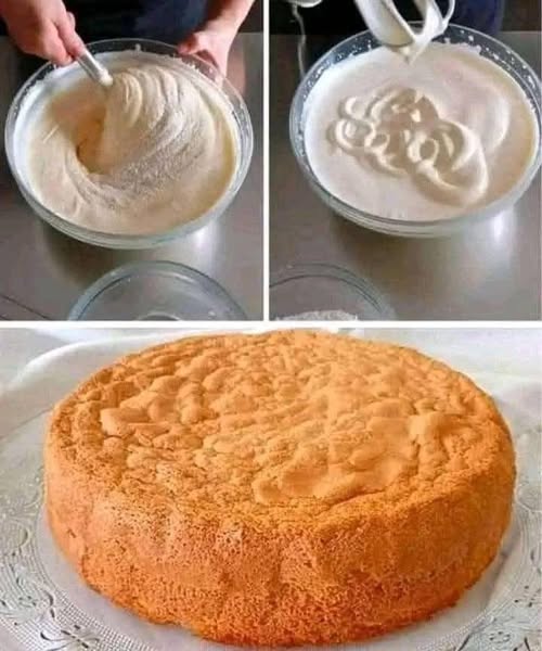 "Fluffy 3-Ingredient Sponge Cake: The Easiest Bake You'll Ever Make!"