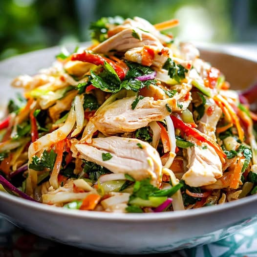 Healthy Thai Chicken Salad: A Fresh, Flavorful, and Nutritious Meal