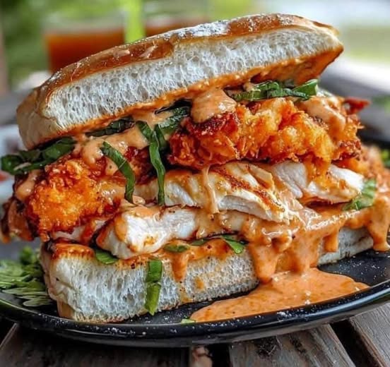 Bang Bang Chicken Sandwich: A Crispy, Spicy, and Creamy Delight