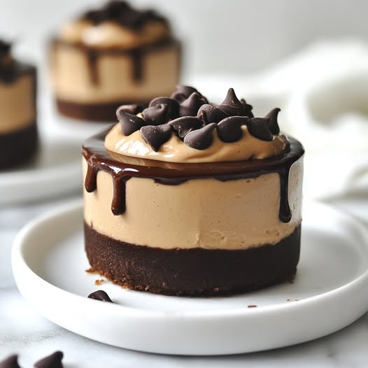 "6-Ingredient Vegan Peanut Butter Mousse with Optional Chocolate Ganache: A Simple, Creamy Delight"