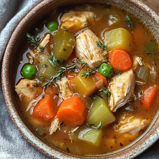 Comforting Chicken & Veggie Stew: A Hearty, Wholesome Meal