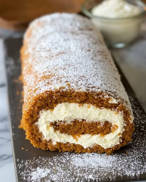 Carrot Cake Roll with Cream Cheese Filling: A Stunning Twist on a Classic