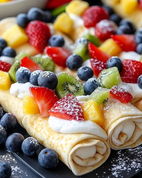 Cheesecake Fruit Salad Roll-Ups: A Sweet and Creamy Bite-Sized Delight