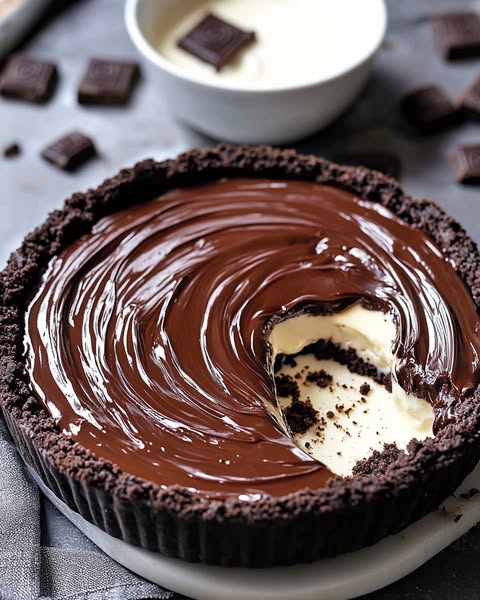 Easy French Silk Pie with Oreo Crust: A Decadent, No-Bake Dessert