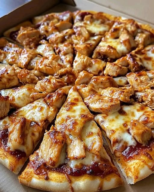 BBQ Chicken Pizza Delight: A Sweet and Savory Feast