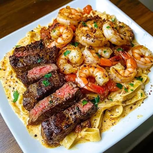 Cajun Steak and Shrimp Pasta: A Flavorful, Bold Dinner