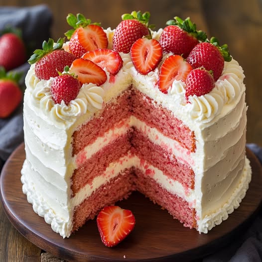 Strawberry Bliss Cake: A Dreamy, Fruity Dessert for Every Occasion