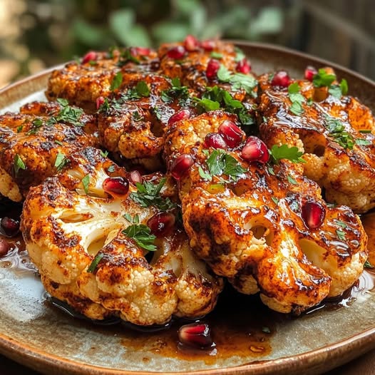 Spicy Harissa Roasted Cauliflower Steaks: Bold, Flavorful, and Healthy