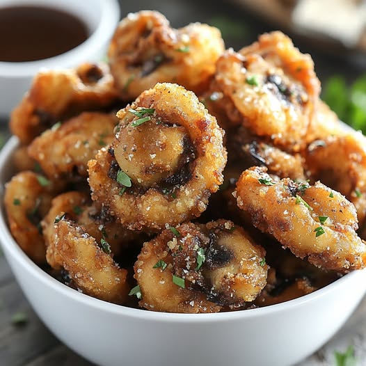 Crispy Fried Mushrooms: A Golden, Crunchy Delight