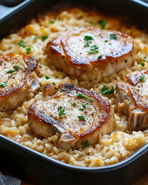 Pork Chops & Rice Casserole: A Hearty One-Dish Meal