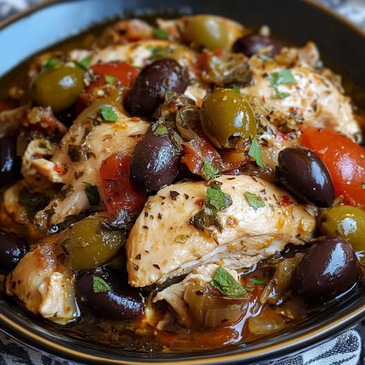 Slow Cooker Mediterranean Chicken: A Tender, Flavorful Feast with a Mediterranean Twist