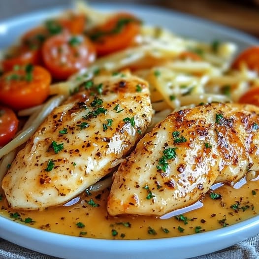 Chicken Fillet in Spicy Garlic Parmesan Sauce: A Flavorful Feast for the Senses