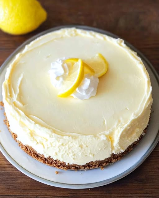 No-Bake Lemon Cheesecake: A Refreshing and Creamy Dessert