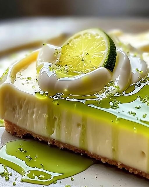 Zesty Lime Mousse Cheesecake Delight: A Refreshing Twist on a Classic Dessert