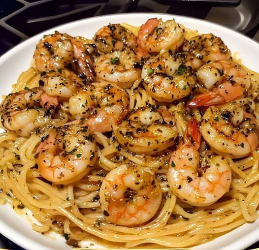 Garlic Shrimp Pasta