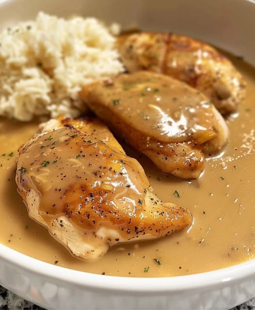 Slow Cooker Chicken Breasts with Gravy: A Simple and Comforting Meal