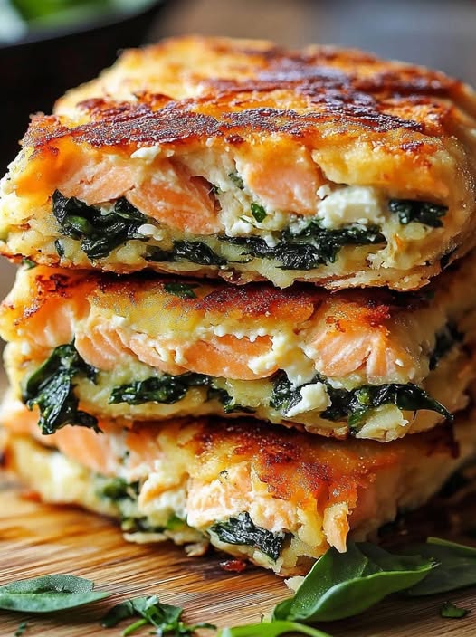 Mediterranean Salmon Patties: A Zesty, Crispy Delight