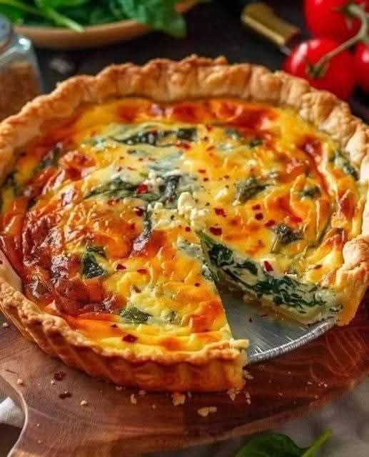 Elegant Ricotta and Spinach Quiche: A Deliciously Creamy, Savory Delight