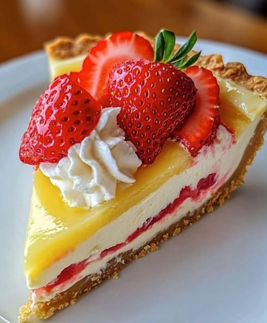 Zesty Strawberry Lemon Cheesecake Delight Recipe