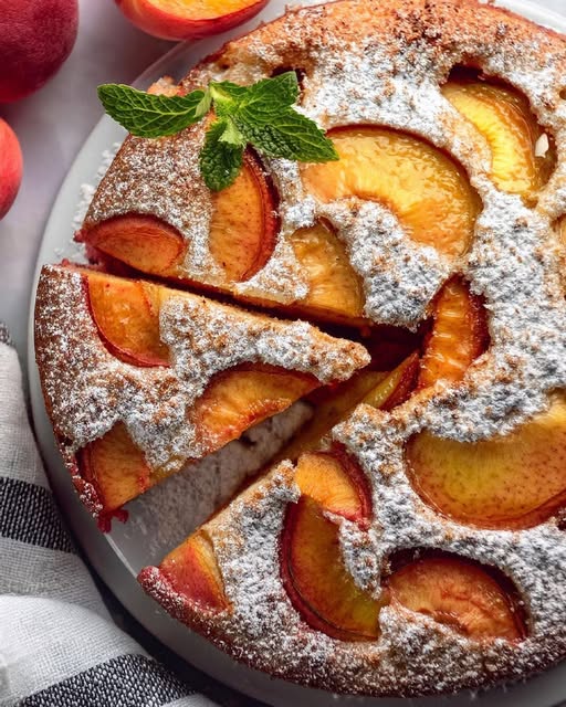 Fresh Peach Cake: A Sweet and Juicy Summer Delight