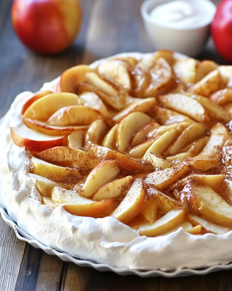 Delectable Apple Pavlova: A Heavenly Dessert with a Fruity Twist