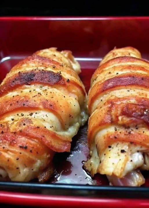 Bacon-Wrapped Cream Cheese Stuffed Chicken Breast - Don't LOSE this Recipe!