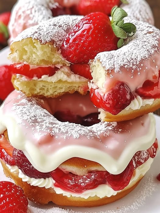 Strawberry Cheesecake Stuffed Donuts: A Sweet Indulgence Worth Every Bite