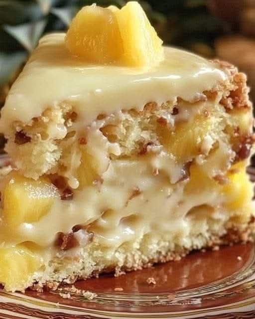 Hawaiian pineapple cake