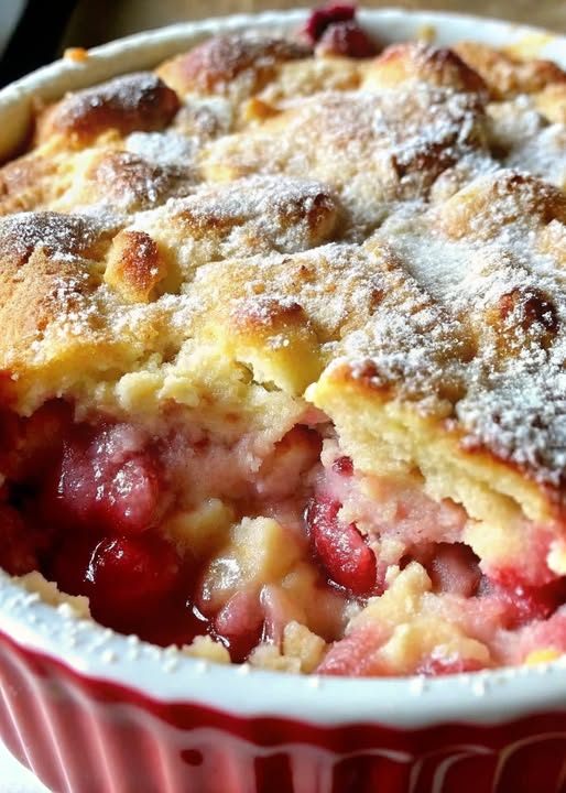 Yummy Rhubarb Dump Cake: A Sweet and Tangy Treat Made Easy