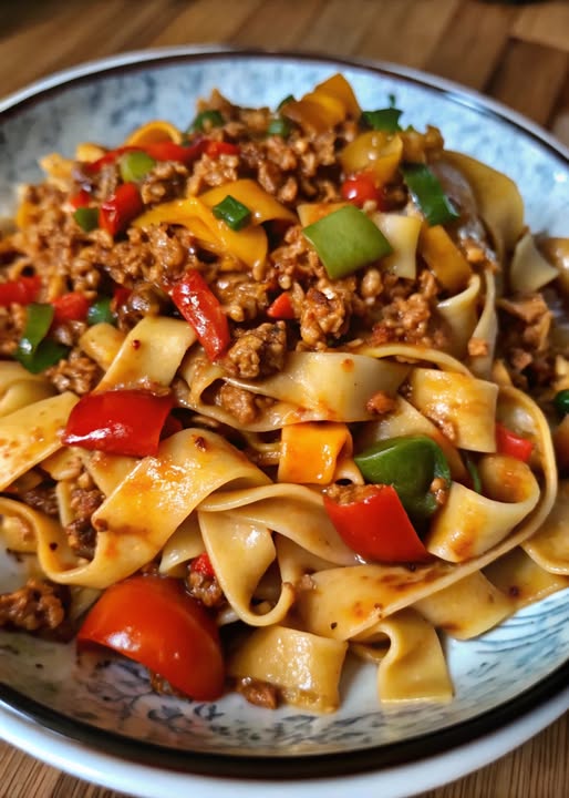 Italian Drunken Noodles: A Bold and Zesty Twist on a Classic Dish